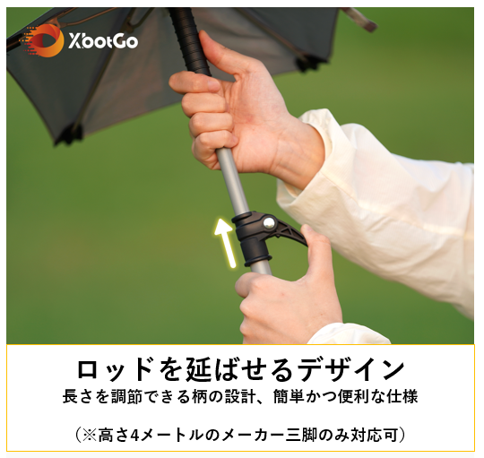 【メーカー授権正規品】XbotGo Chameleon3点セット(メーカーオリジナル三脚(4メートル)&ウェザーガード傘)